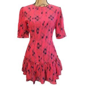 Sam & Lavi Plaid “Adora” Casual Dress